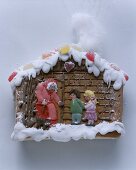 Gingerbread house with fairytale figures