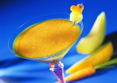 Sweet Surrender: carrot & melon drink with orange juice