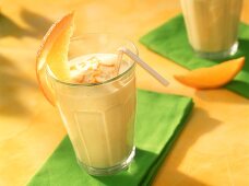 Orange and avocado shake with buttermilk