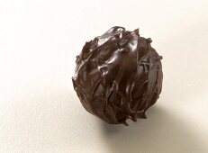 A dark chocolate