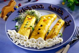 Savoury pancakes for children