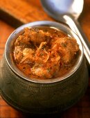 Achar korma (lamb stew), Andhra Pradesh, India