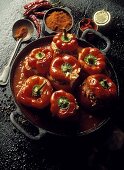 Stuffed red peppers