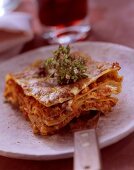 Lasagne mit Gorgonzolasauce