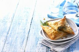 Spanakopita (Spinatpasteten, Griechenland)