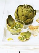 Artichoke with vinaigrette