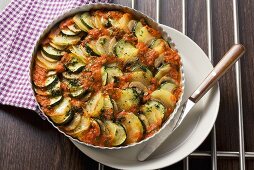 Courgette bake