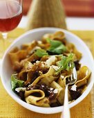 Ribbon pasta with duck ragout