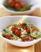 Minestrone con i carciofi (vegetable soup with artichokes)