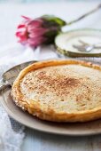 Melktert (South African milk tart)