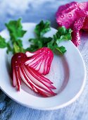 Radishes with salt