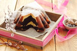 Marble cake for Easter