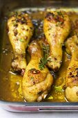 Spicy roast chicken legs