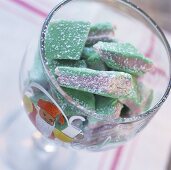 Home-made almond sweets for Christmas