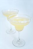 Two Margarita cocktails