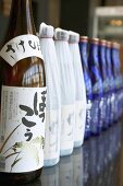 Japanische Sakeflaschen