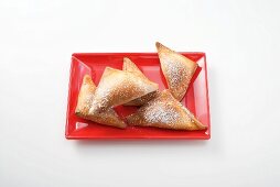 Jam pasties with quark and oil pastry