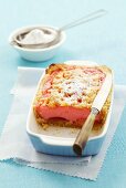 Apple and raspberry slice