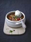 Tomato and chick-pea stew