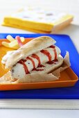 Ice cream hot dog