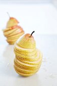 Sliced pears