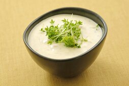 Mayonnaise with cress