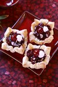 Cherry tarts (with puff pastry)