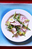 Radish and bean salad