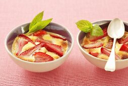 Strawberry pudding