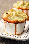 Cottage pie with mashed sweet potato