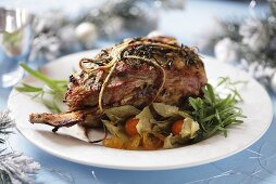 Roast veal shank (Christmas)