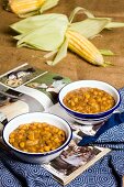 Sweetcorn and bean soup (Xhosa cuisine, South Africa)