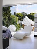 Designer furniture in Villa Bamboo, Southern France