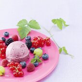 Beeren-Mascarpone-Eis