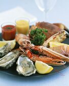 Mixed seafood platter