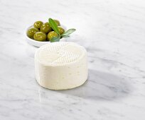 Sheep's cheese with olives