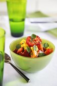 Fruit salad with mint
