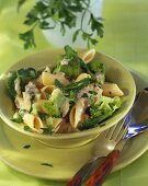 Penne with broccoli and blue cheese