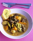 Lamb stew with pumpkin and sweetcorn (Chile)