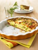 Chinese cabbage quiche