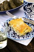 Spanakopita (Spinach pie made with filo pastry, Greece)