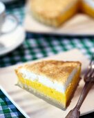 A piece of lemon meringue pie (UK)