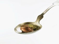 Small change in a spoon