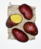 Potatoes, variety: Roseval