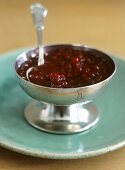 Uncooked cranberry sauce