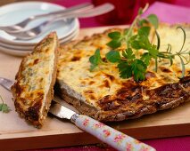 Herb and sour cream unleavened bread