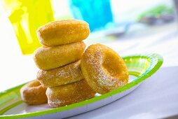 Oponki (Dougnuts made with flour and soft cheese, Poland)