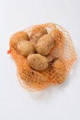 Potatoes in a net