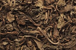 Dried leaves of the chameleon plant (Houttuynia cordata, Yu xing cao)