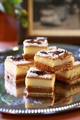 Cream slices made with Leibniz biscuits